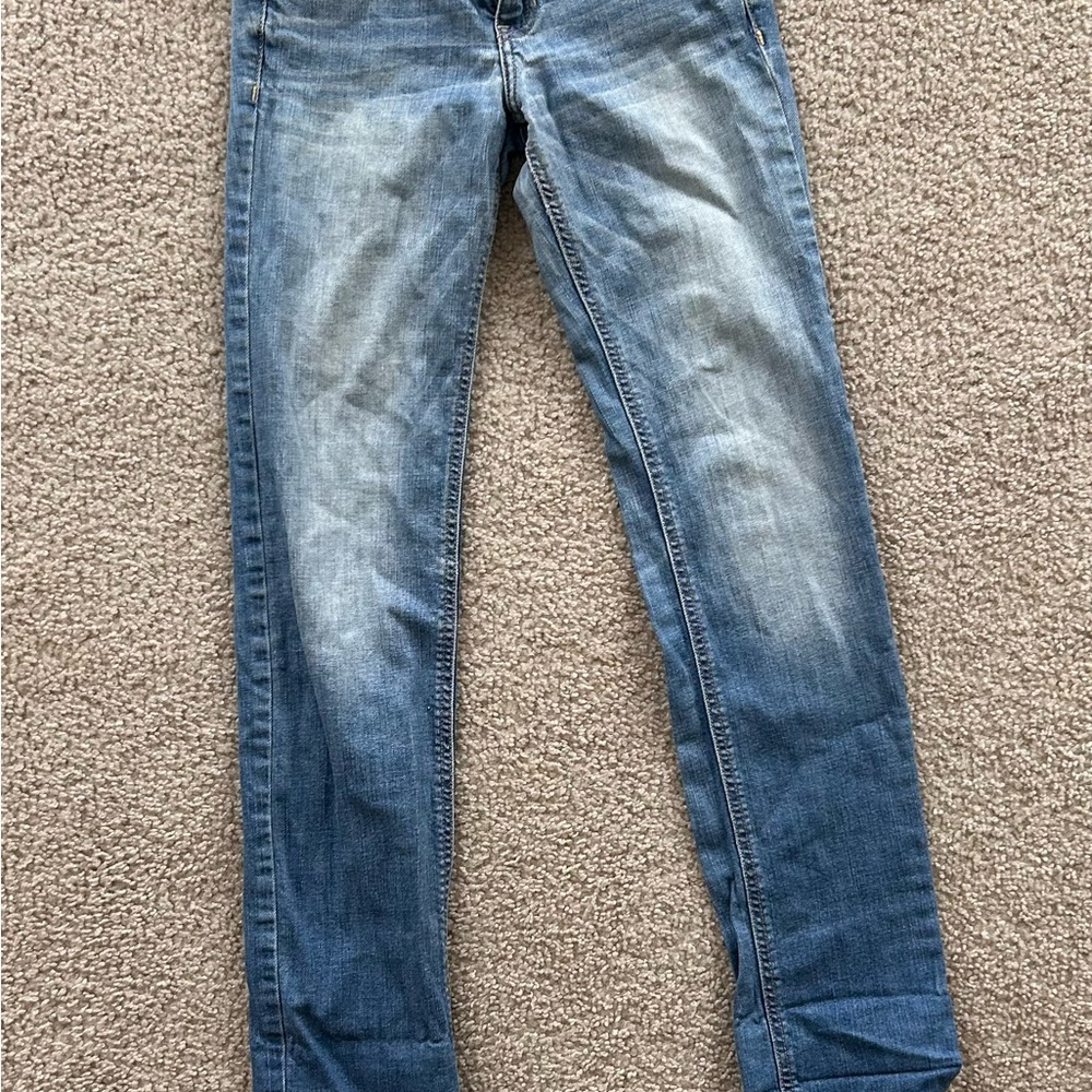 Hollister Straight Leg Women's Jeans - Classic Blue